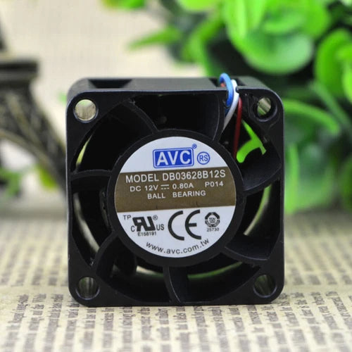 1PC  Large Air Volume Cooling Fan Small Violent DB03628B12S 3628 12V 0.80A 3.6CM