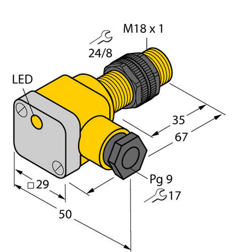 TURCK NI10-P18SK-Y1X 40361 Inductive sensor