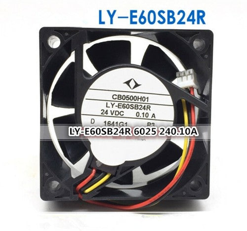 LY-E60SB24R CB0500H01 6025 6CM 24V 0.10A 3-pin Mitsubishi inverter cooling fan