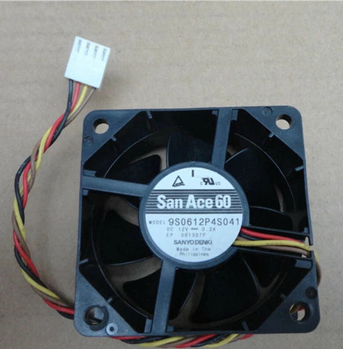 1PC  4-pin PWM Double Ball Silent Cooling Fan  9S0612P4S041 12V 0.2A 6cm 6025