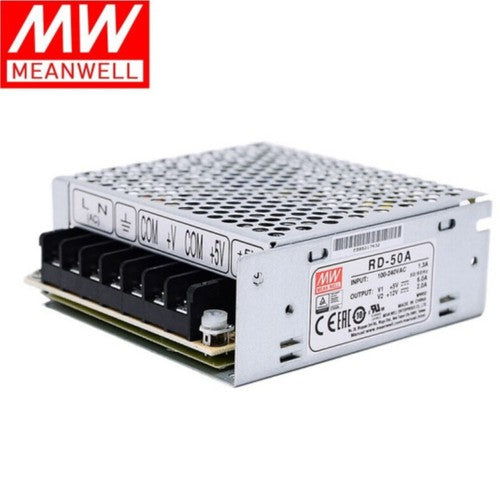 Mean Well switching power supply RD-50A/B 50W two output 5V12V24V regulation