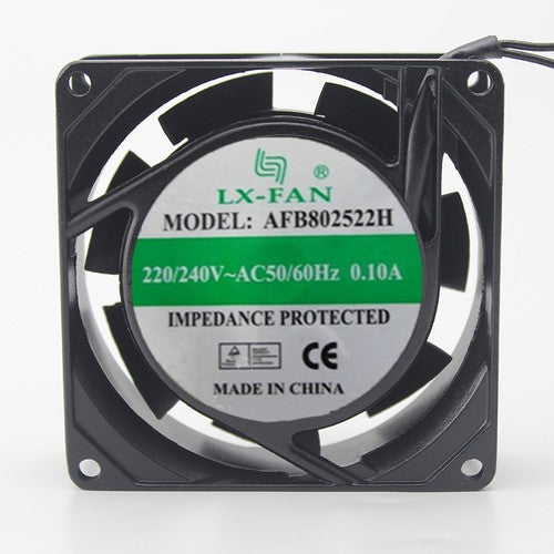 I PCS LX-FAN Fan AFB802522H AC 220V 8CM 8025 2 wire cooling fan