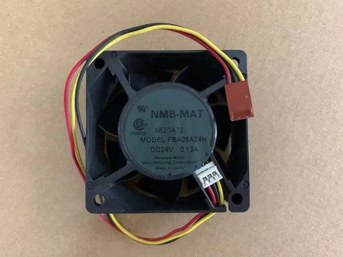 1X for   60*60*25mm 3pin FBA06A24H fan DC24V 0.13A 3W 19.1CFM