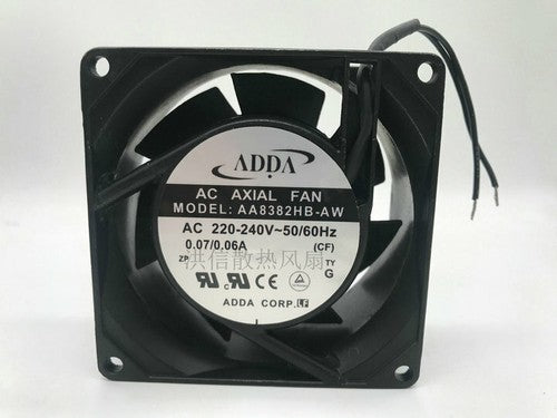 1 PCS ADDA Fan AA8382HB-AW AC 220V 0.07/0.06A 8038 8CM 2 Wire cooling fan