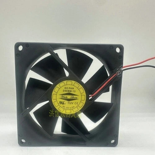 1 pc.  0.19A 9CM 92*25MM 2 WIRE Cooling Fan-  Fan DC FAN D90BM-12 DC12V