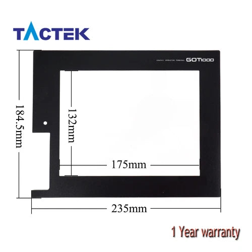 1SET  for  GT1662-VNBA GT1662-VNBD Panel Glass with Overlay Touch Screen