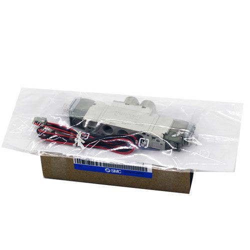 SMC SY5120-4LZD-01 5 Port Rubber Seal Solenoid Valve 220VAC