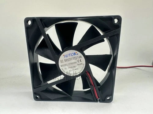 1X  2 wires quiet cooling fan  Fan YT9225K DC12V 0.18A 9025 92*25MM