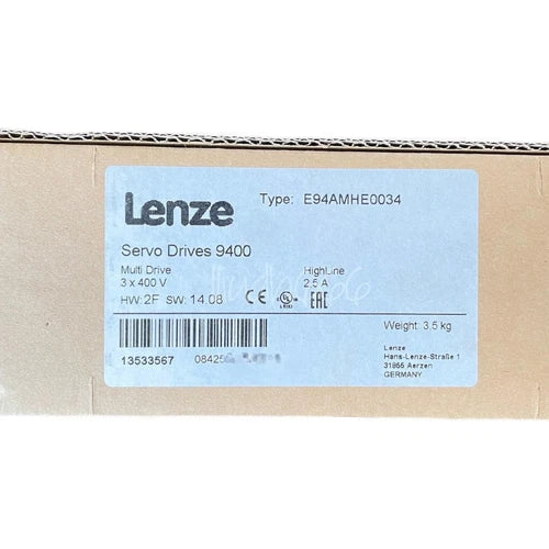 1 PC E94AMHE0034  LENZE E94AMHE0034 Servo Drive