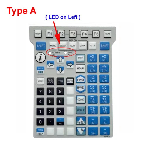 1X Fit for Teach Pendant Membrane Keypad Protective Film   GNE2