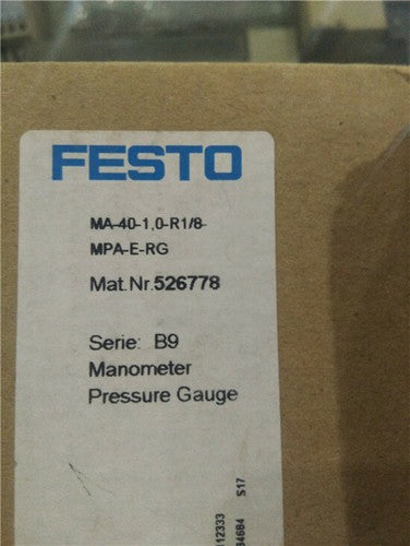 1 pcs FESTO MA-40-1,0-R1/8-MPA-E-RG 526778