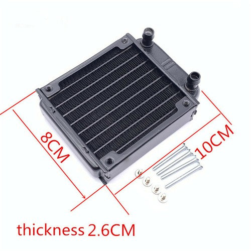 Water cooler 80MM*26MM Aluminum radiator for computer beauty instrument