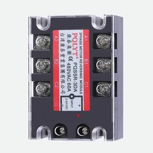 Three-phase solid state relay PQSSR-3DA 60A DC control AC 480V SSR3 3860Z