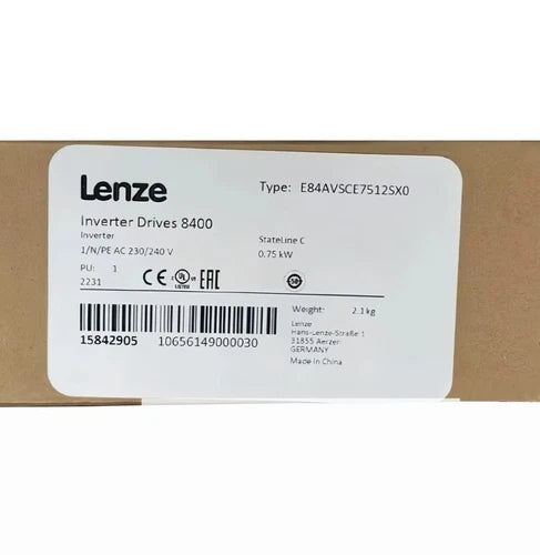 1 PC E84AVSCE7512SX0  LENZE Inverter E84AVSCE7512SX0