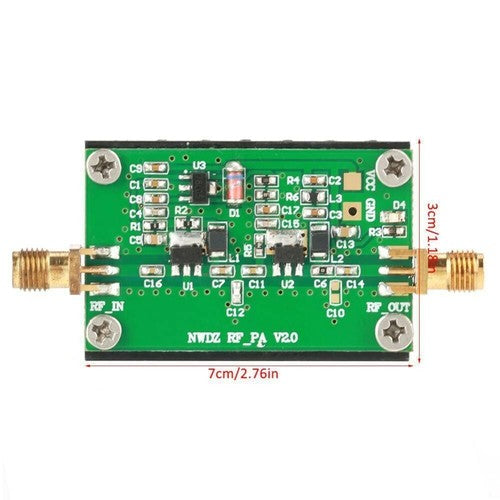2MHZ-700MHZ 3W HF VHF UHF FM transmitter RF Power Amplifier For Ham Radio X-sz