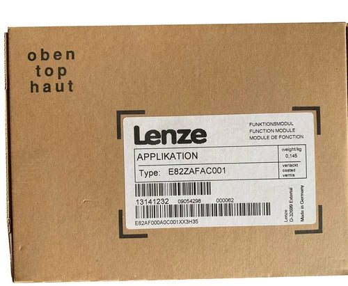 E82ZAFAC001 1PC  Sealed LENZE FUNCTION MODULE E82ZAFAC001