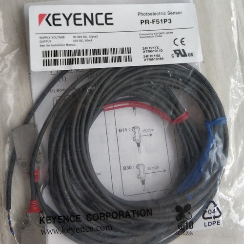 1pc  keyence photoelectric sensor PR-F51P3 ONE Year Warranty