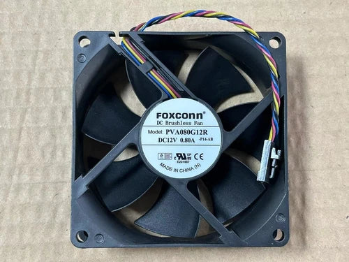 1pc 80*80*25mm 12V 0.80A PWM 4pin PVA080G12R fan