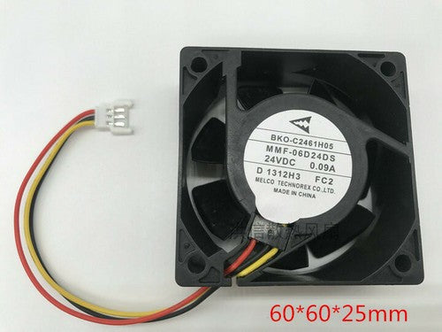 Mitsubishi MMF-06D24DS-FC2 BKO-C2461H05 24V 0.09A 6cm 6025 3-pin inverter fan