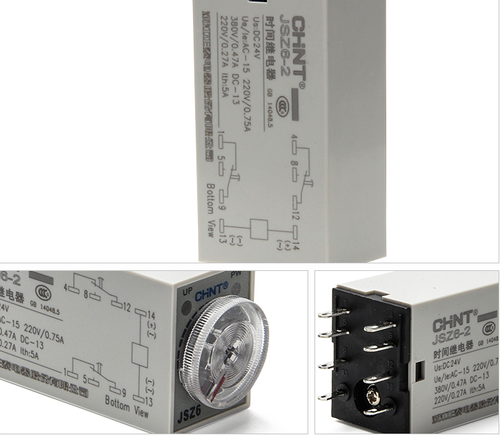 JSZ6-2 small delay time relay DC12V DC24V AC220V