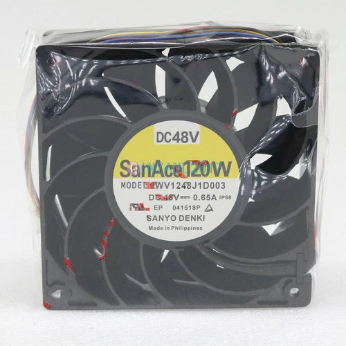 1PC   For  San Ace120W 48V 0.65A 4-line 9WV1248J1D003 cooling fan