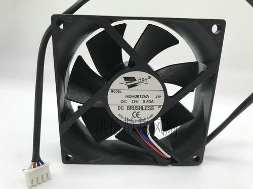 1 PCS HXH Fan HDH0812VA DC12V 0.50A 8025 8CM 4 pin cooling fan