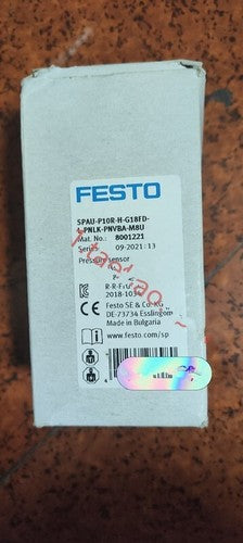 1 PCS FESTO Pressure sensor 8001221 SPAU-P10R-H-G18FD-L-PNLK-PNVBA-M8U