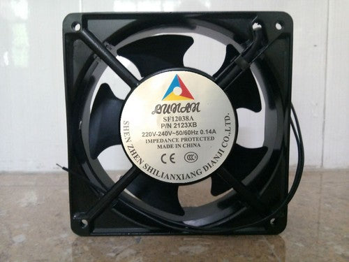 I PCS Cabinet Cooling Fan SF12038A P/N2123XB 220V-240V 0.14A 12038 12cm 2 Wire