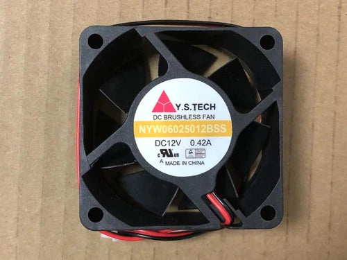 1PC For  0.42A 6CM 2pin cooling fan  6025 NYW06025012BSS DC12V
