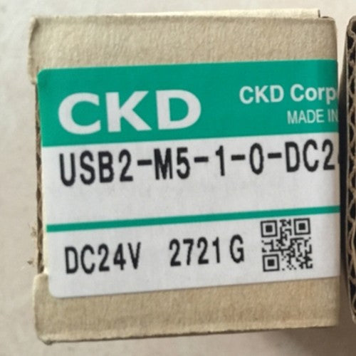 One For CKD  USB2-M5-1-0-DC24V USB2-M5-1-0 DC24V solenoid valve Free Shipping