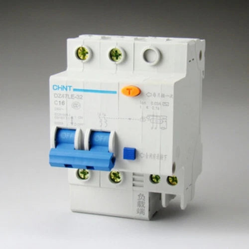 1PC Earth Leakage Protection Circuit Breaker DZ47LE-32 2p C16 16A 230V