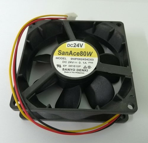 Sanyo 9WP0824S4D03 DC24V 0.1A 8025 8CM 3-PIN Mitsubishi servo drive inverter fan