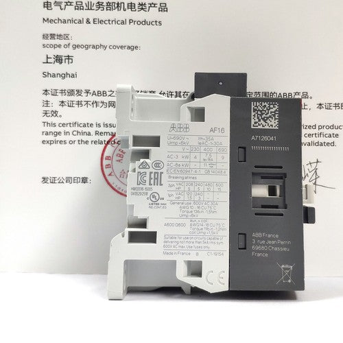 ABB AF16-30-10-11 Frequency Converter 50 Hz / 60 Hz 20-60 V