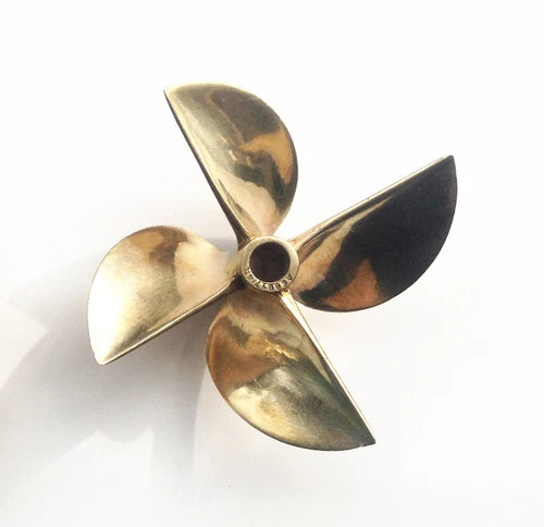 1 pair For OD RC boat 836 propeller 26cc brass prop 6717 1/4" shaft 4 blade 67mm