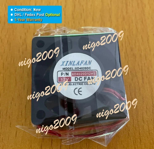 1PC   Cooling Fan  XD4020DC XD4020D12HS 12V 4CM