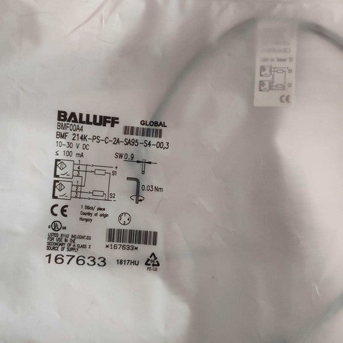 one  For BALLUFF BMF 214K-PS-C-2A-SA95-S4-00,3 Proximity sensor FAST SHIP