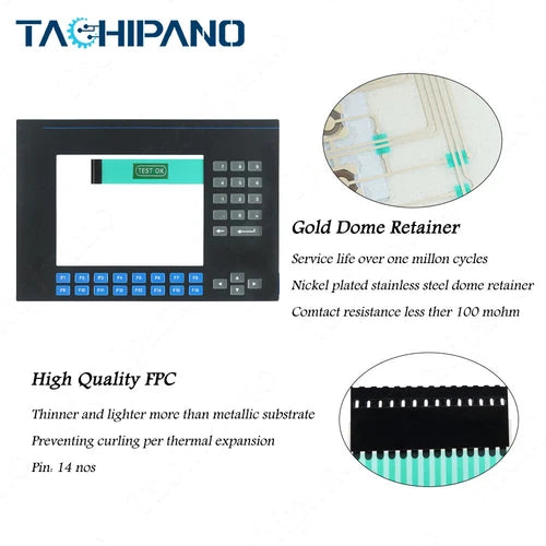 1X Membrane Switch for 2711-K10G1L1 PanelView Keypad 2711-K10C8L1