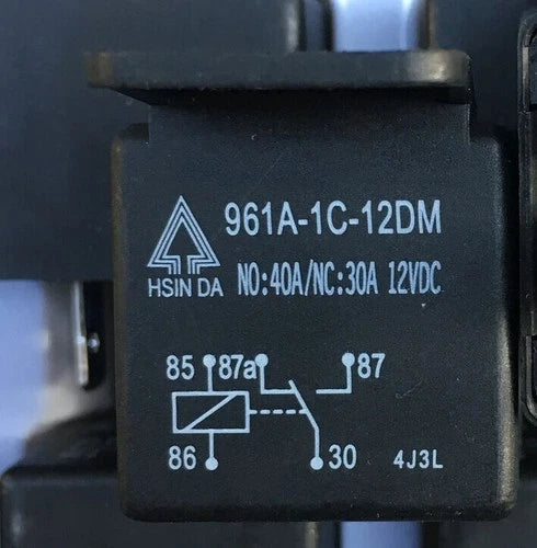 2PCS   Automotive Car Relay SPDT Coil 30A 5 Pins 961A-1C-12DM 12VDC