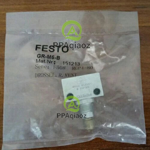 1PC  FESTO GR-M5-B One-Way 1-Way Flow Control Valve Contr Free Shipping GRM5B