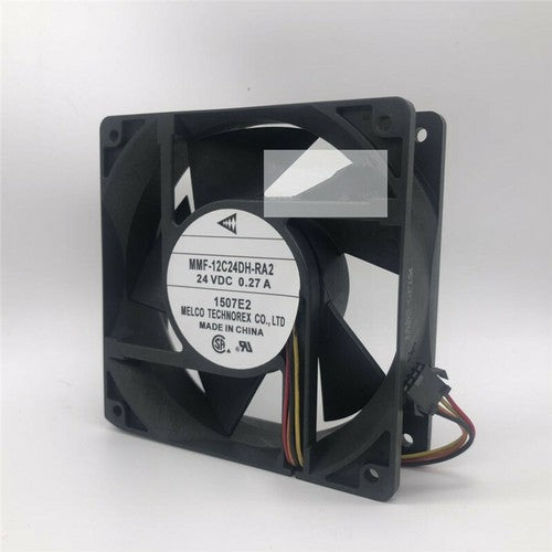 Mitsubishi 12038 12CM 24V DC 0.27A MMF-12C24DH-RA2 3-line inverter fan