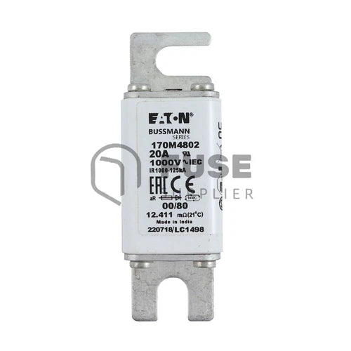 1PC  1000V High Speed Square Body Fuse   170M4802 20A,