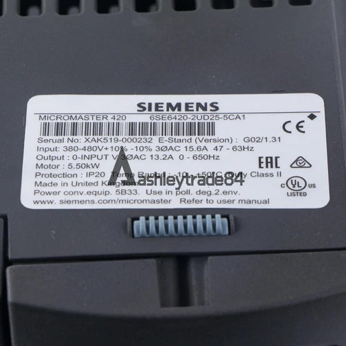 1PC Inverter 6SE6 420-2UD25-5CA1 6SE6420-2UD25-5CA1