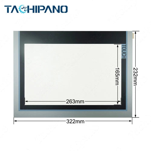QTY:1 Touch Panel  6AV2124-0MC01-0AX0 TP1200 + Front Overlay 6AV2 124-0MC01-0AX0
