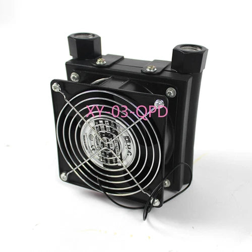 1X mini 5L/Min Air Cooler Oil Radiator Heat for CNC Hydraulic System AF0510T-CA