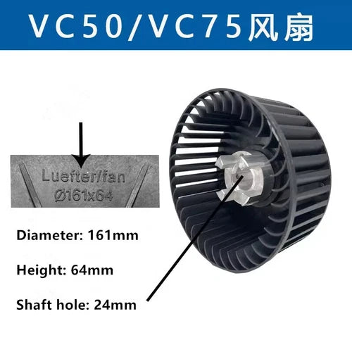 1pc  FIT FOR Rietschle vacuum pump VC50/VC75 plastic fan