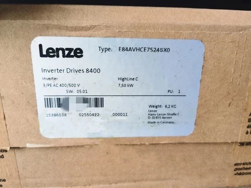 1 PC E84AVHCE7524SX0  LENZE E84AVHCE7524SX0 Inverter