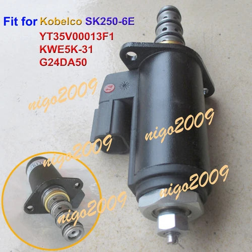 1X Fit for Solenoid Valve KWE5K-31/G24DB50   SK200-8 SK210-8 SK260-8 SK350-8