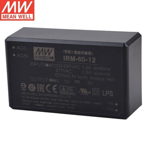 MEAN WELL IRM-60 switching power supply 5V12V/15/24V pin type 60W AC-DC module