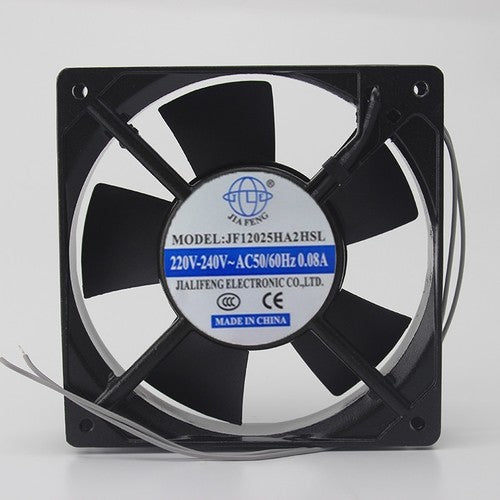 1 PCS JIA FENG FAN JF12025HA2HSL AC 220V 240V 0.8A 12025 12CM 2 wire