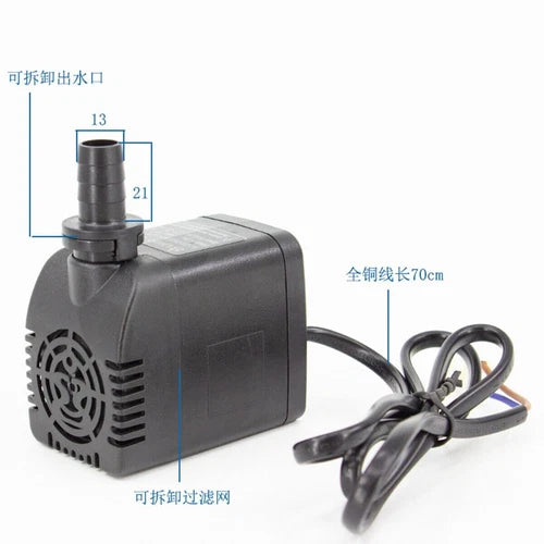 1Pcs   FOR   LH-102 AC220-240V 50HZ 12W 600L/h  Ice machine water pump